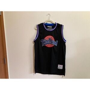 Headgear Classics Tune Squad Jordan #23 Space Jam 1996 Black Blue Jersey Size XL